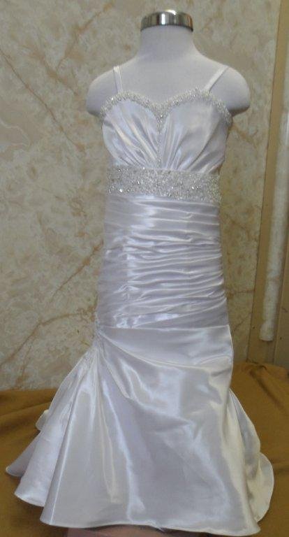 sweetheart mermaid flower girl dress